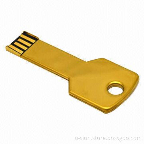 Key-shaped USB Flash Drive with Plug-and-play Function, Easy-to-carry